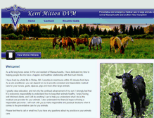 Tablet Screenshot of kerrimittondvm.com